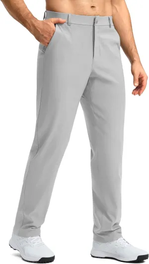 Mens Golf Pants 30"/32"/34" Stretch Dress Pants Quick Dry Casual Slacks Work Business Trousers for Men with Pockets