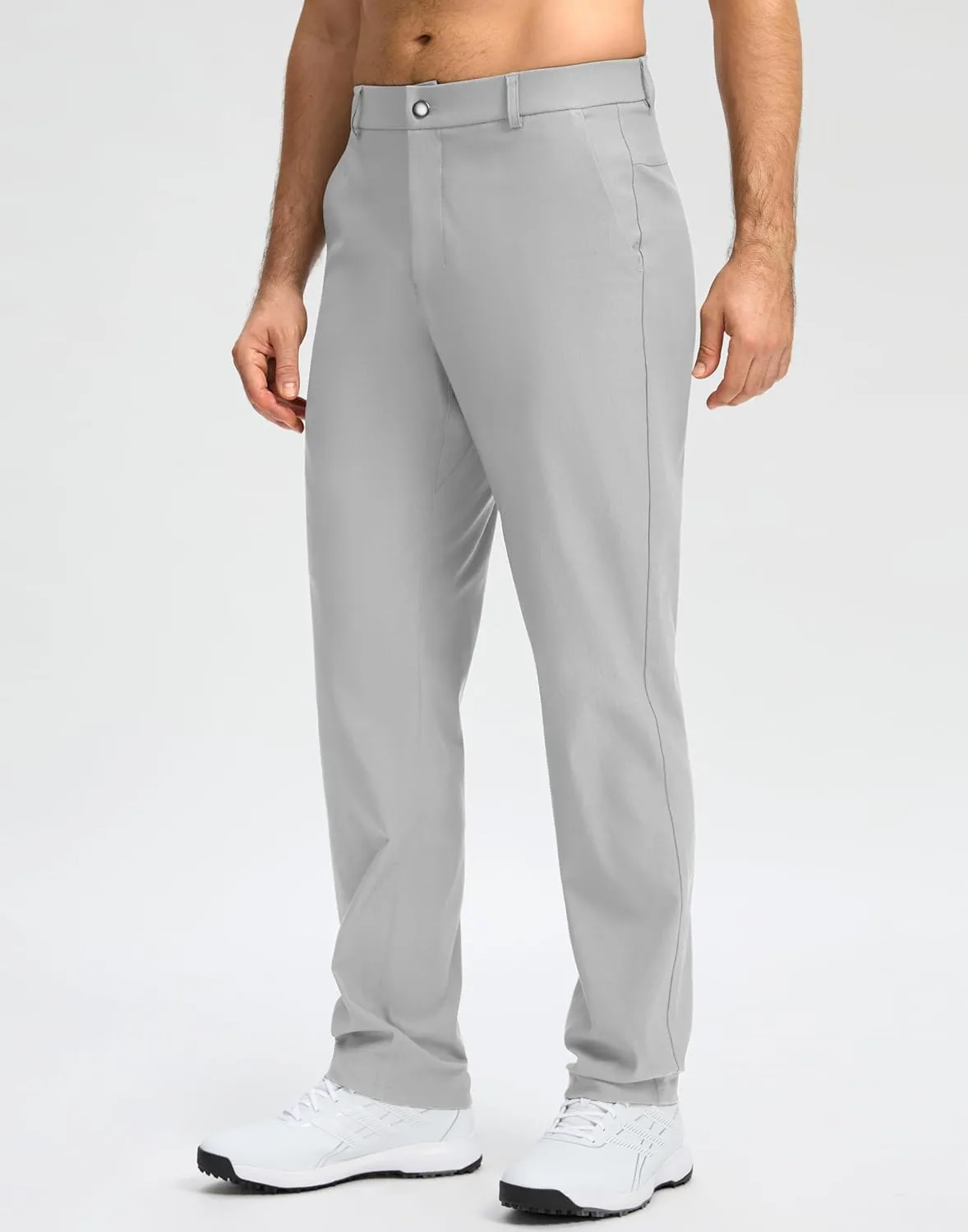 Mens Golf Pants 30"/32"/34" Stretch Dress Pants Quick Dry Casual Slacks Work Business Trousers for Men with Pockets