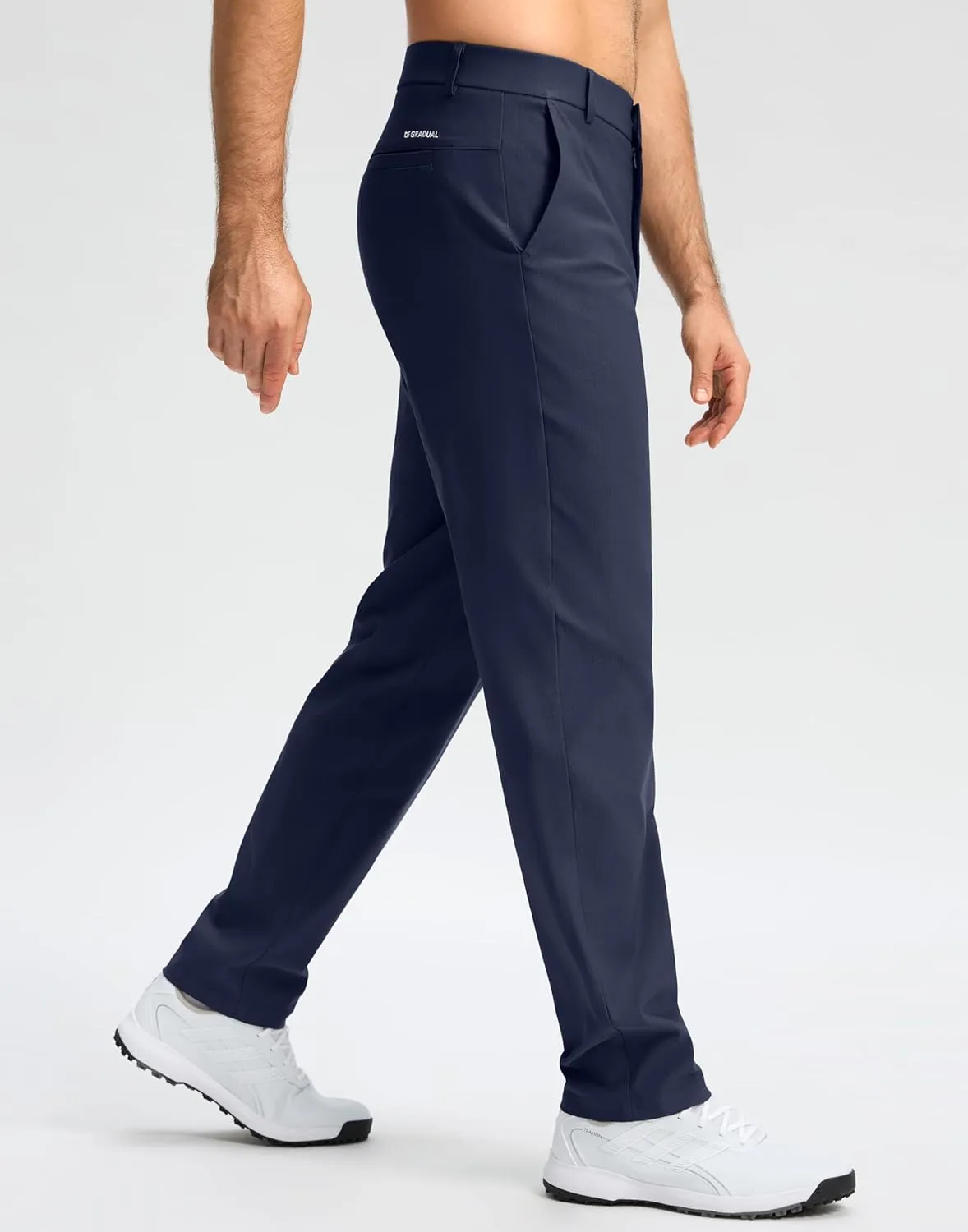 Mens Golf Pants 30"/32"/34" Stretch Dress Pants Quick Dry Casual Slacks Work Business Trousers for Men with Pockets
