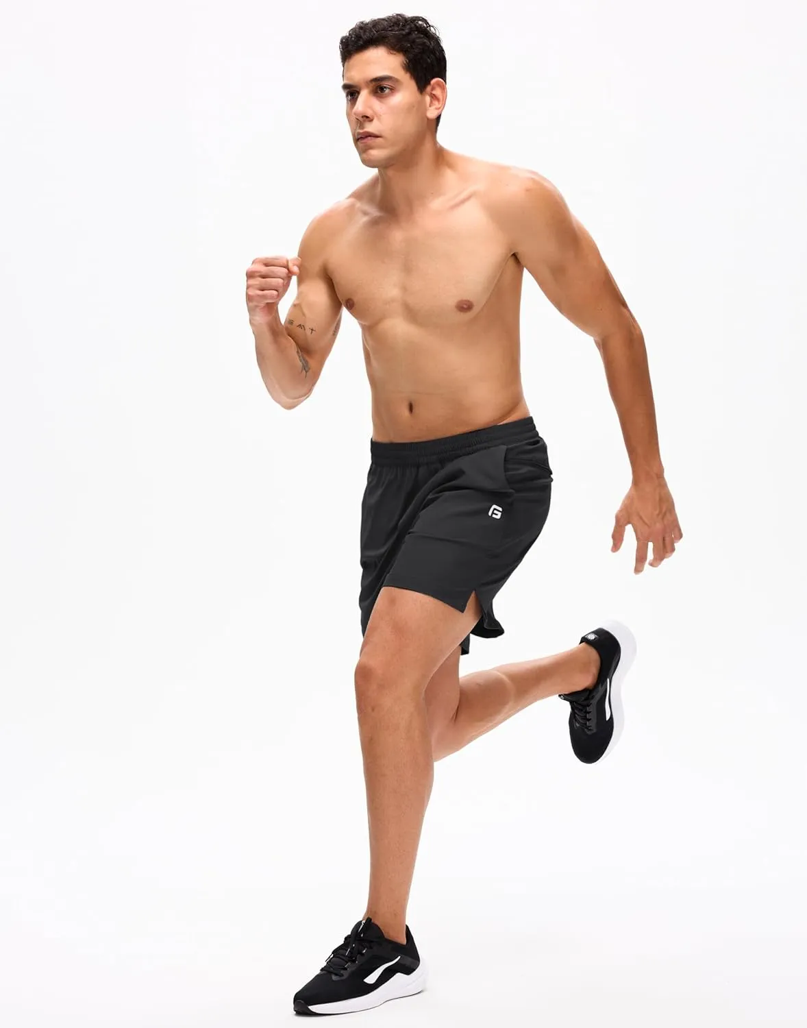 Men's Lightweight Athletic Shorts with Zipper Pockets 7"/5"/9" Gym Workout Running Quick Dry Tennis Shorts for Men