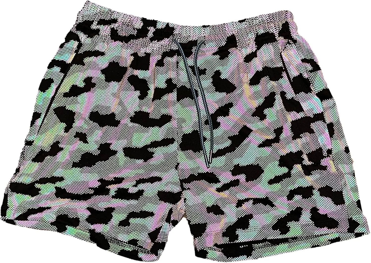 Men's Party Booty 4in Inseam Shorts, Zippered Pockets, Rave & Festivals LGBTQ, Gay Weekender