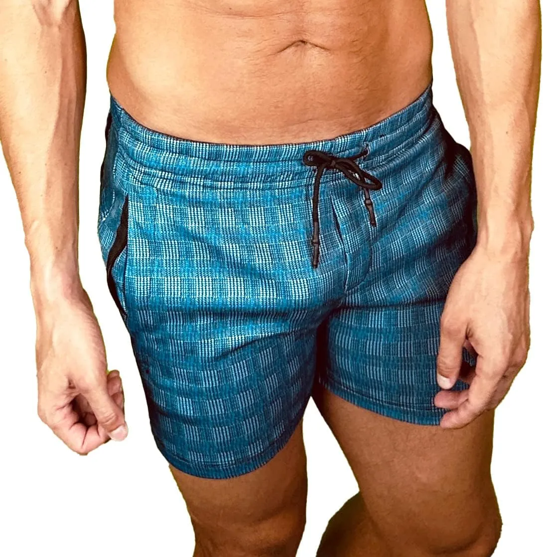 Men's Party Booty 4in Inseam Shorts, Zippered Pockets, Rave & Festivals LGBTQ, Gay Weekender