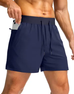 Men's Running Shorts with Zipper Pockets 7"/ 5"/ 9" Lightweight Quick Dry Basketball Gym Workout Athletic Shorts for Men