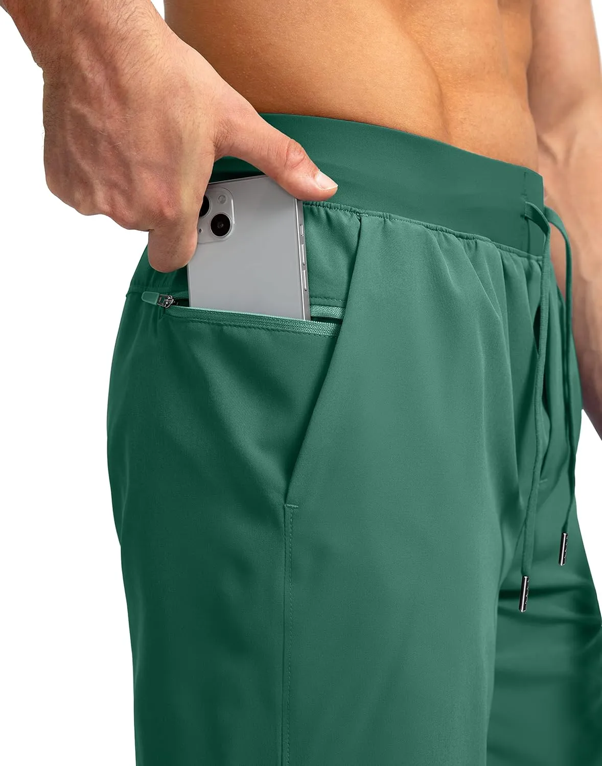 Men's Running Shorts with Zipper Pockets 7"/ 5" / 9" Lightweight Quick Dry Basketball Gym Workout Athletic Shorts for Men
