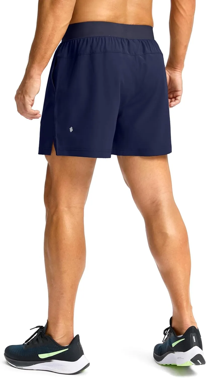 Men's Running Shorts with Zipper Pockets 7"/ 5"/ 9" Lightweight Quick Dry Basketball Gym Workout Athletic Shorts for Men