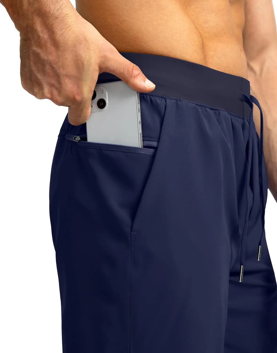 Men's Running Shorts with Zipper Pockets 7"/ 5"/ 9" Lightweight Quick Dry Basketball Gym Workout Athletic Shorts for Men