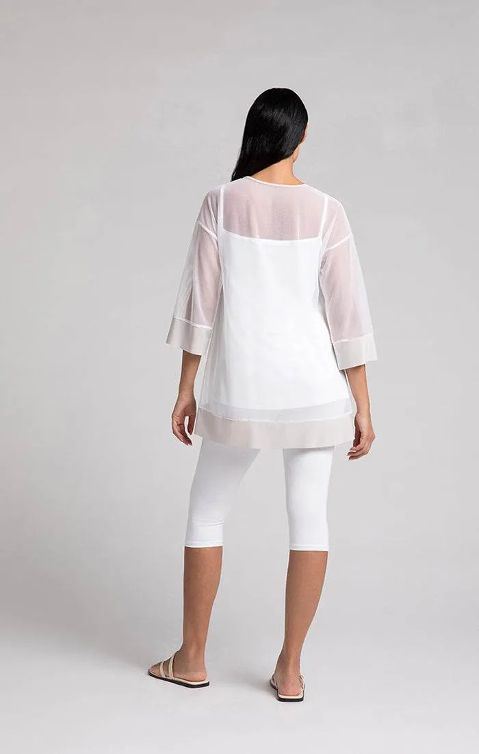 Mesh Keyhole Tunic