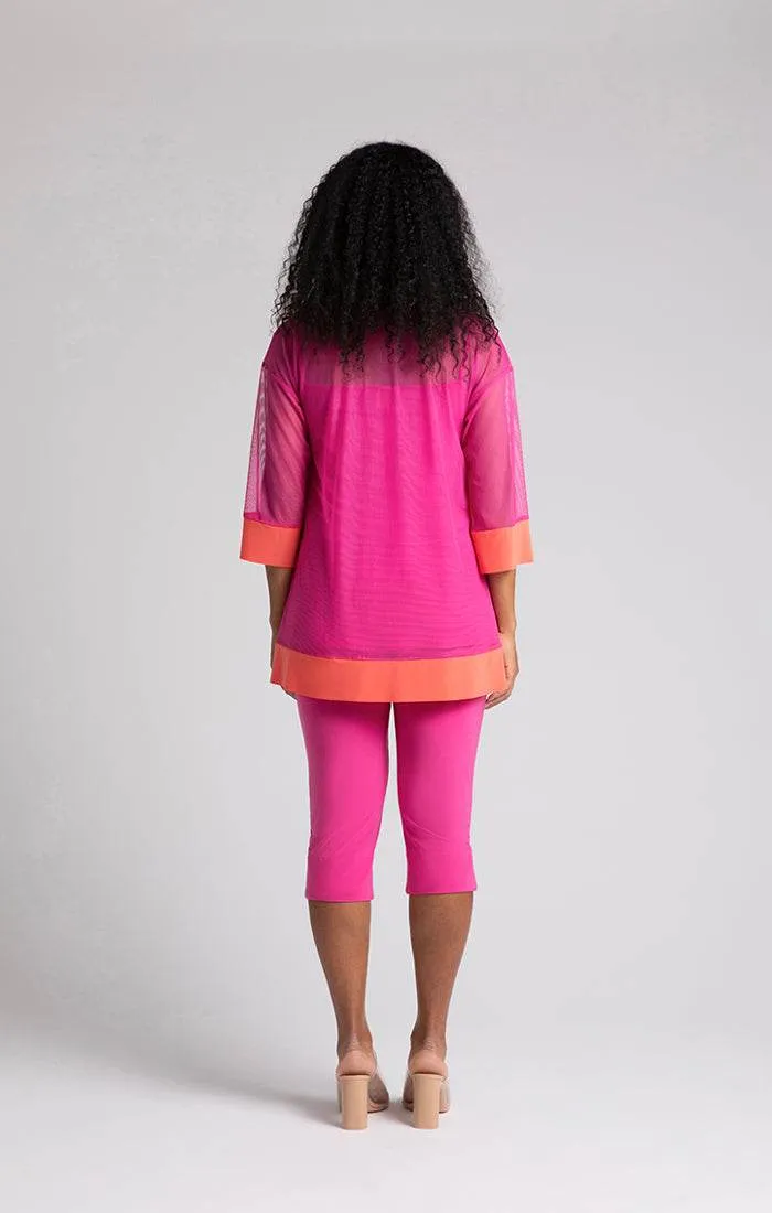 Mesh Keyhole Tunic