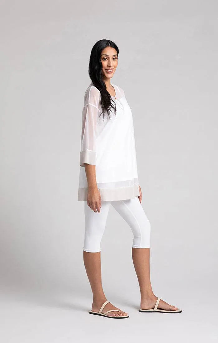Mesh Keyhole Tunic