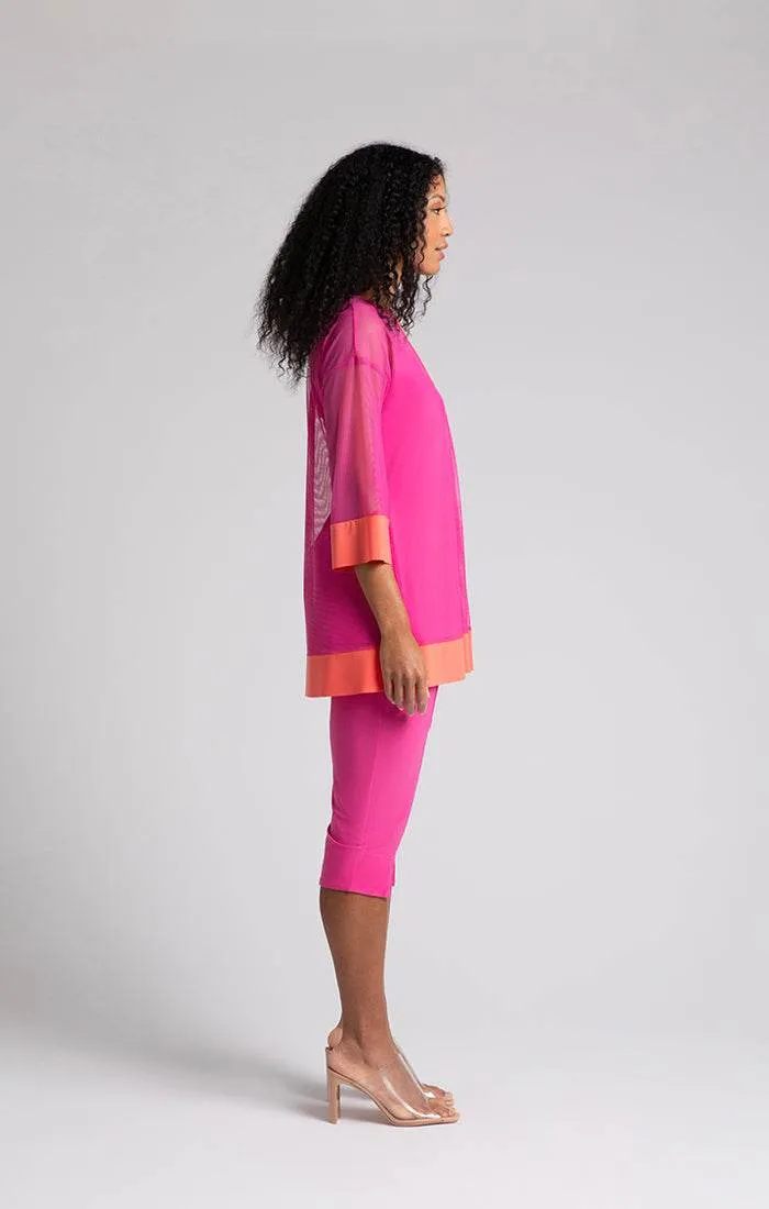 Mesh Keyhole Tunic