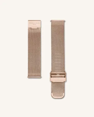 Mesh Rose gold Strap