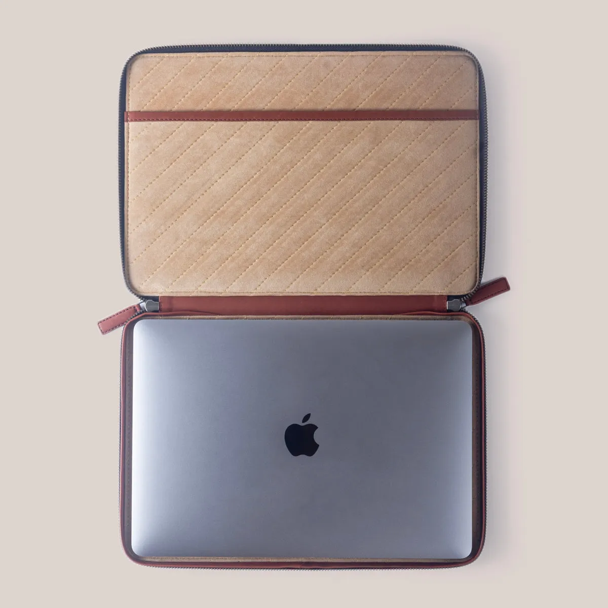 Microsoft Surface Laptop Studio Zippered Laptop Case - Burnt Tobacco