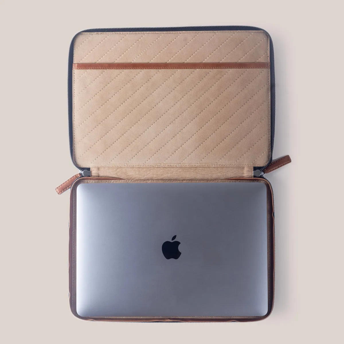 Microsoft Surface Laptop Studio Zippered Laptop Case - Burnt Tobacco