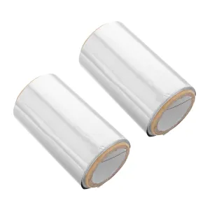 Mikinona Tin Foil 2 Rolls Hairdressing Aluminum Foil Sheets Heat-resistant Paper Wrap for Hair Coloring Cutting