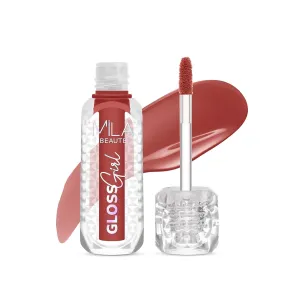 M.i.l.a - Beauté Gloss Girl Lip Gloss, High Shine Finish, Fuller Lip Effect with Hyaluronic Acid, Non-Sticky Formula