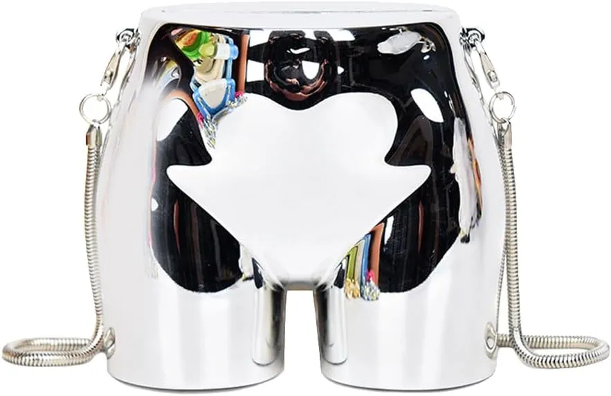 Mini Evening Bag for Women Novelty Hip Shaped Clutch Bag Acrylic Handbag Bridal Wedding Purse Elegant Shoulder Bag