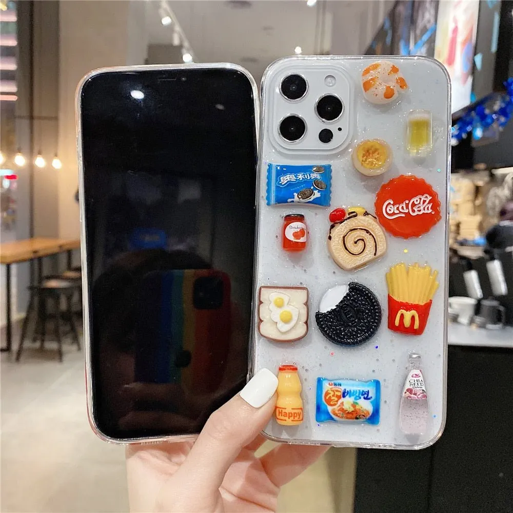 Mini Snack Magic Protective Clear iPhone 13/12 Case