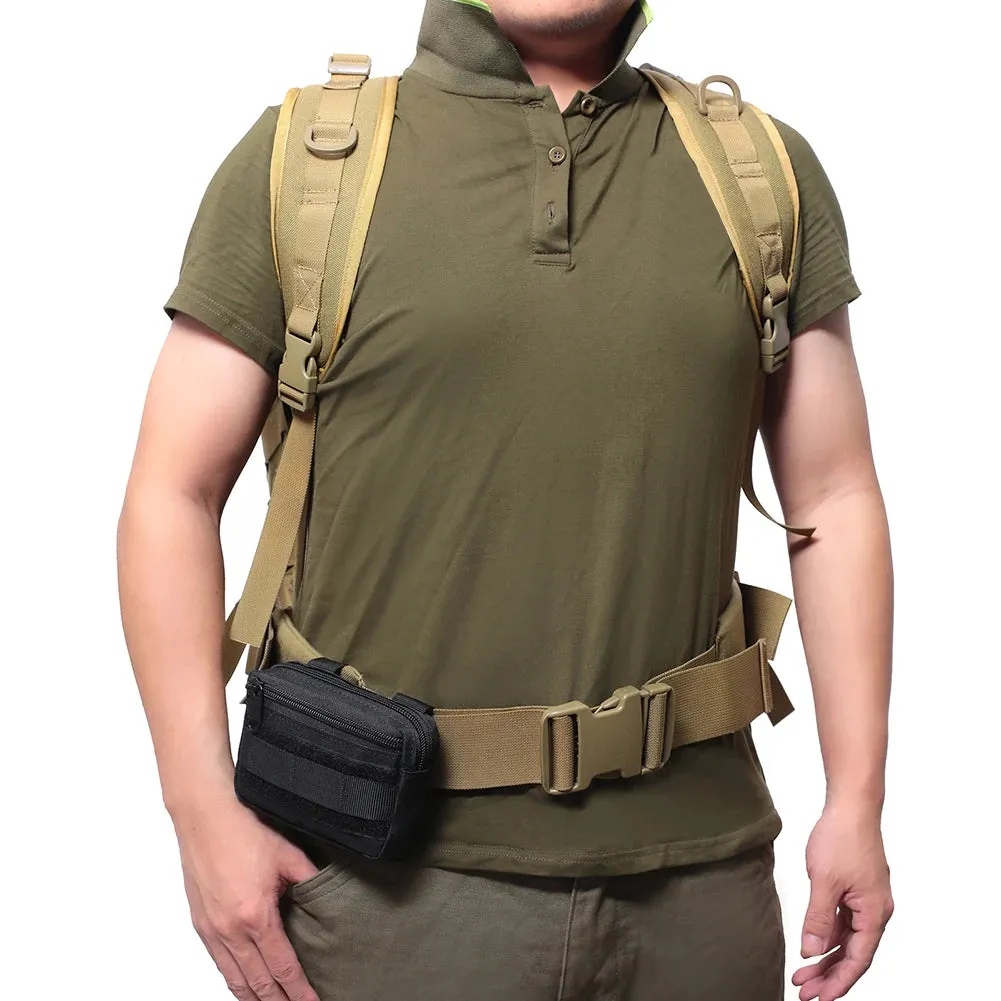 Mini Waist Bag Pocket Organizer Pouch Molle Tactical Camping Pack Tool Bags - Concealed Carry Fanny Pack