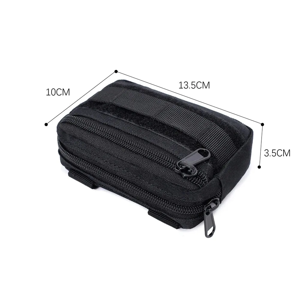Mini Waist Bag Pocket Organizer Pouch Molle Tactical Camping Pack Tool Bags - Concealed Carry Fanny Pack
