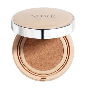 MIRECOSMETICS Velvet Finish All in 1 Cushion Foundation │Long Lasting, Full Coverage for All Skin Types (0.67oz) (02 Beige)