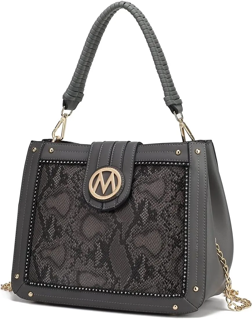 MKF-X648CRC Kamala Shoulder Bag, Charcoal Grey