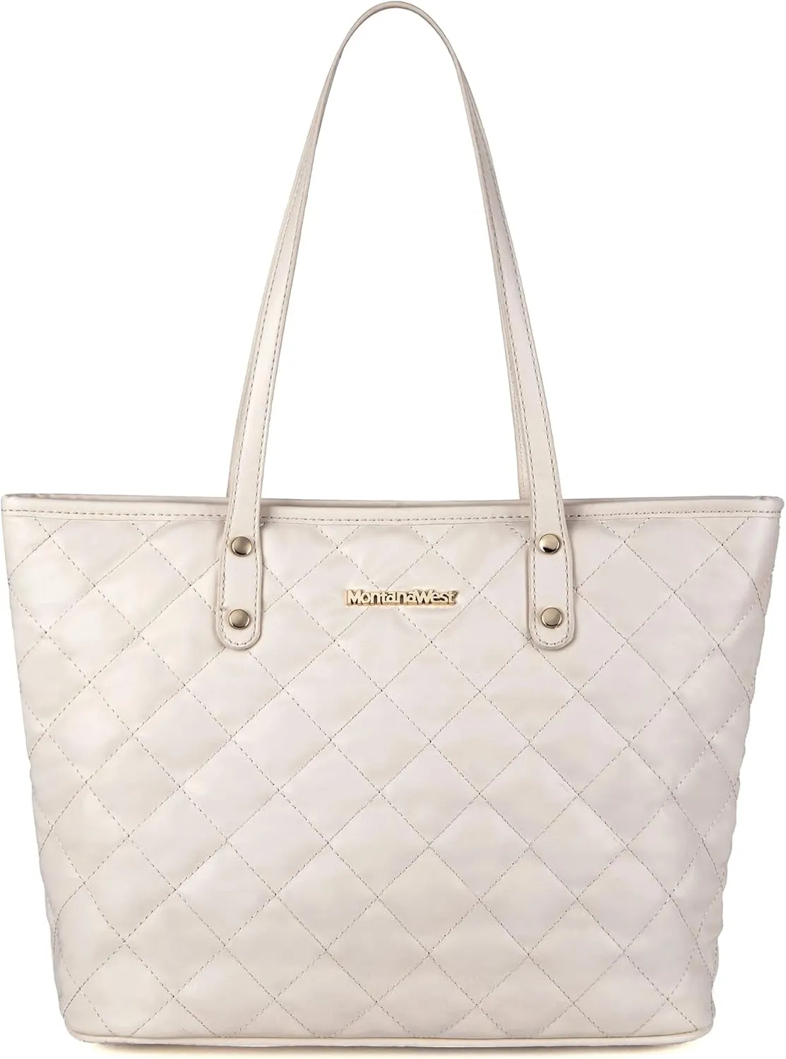 Montana West Quilted Handbag for Women Tote Purse Shoulder Bag Large Fashion Hobo Purse