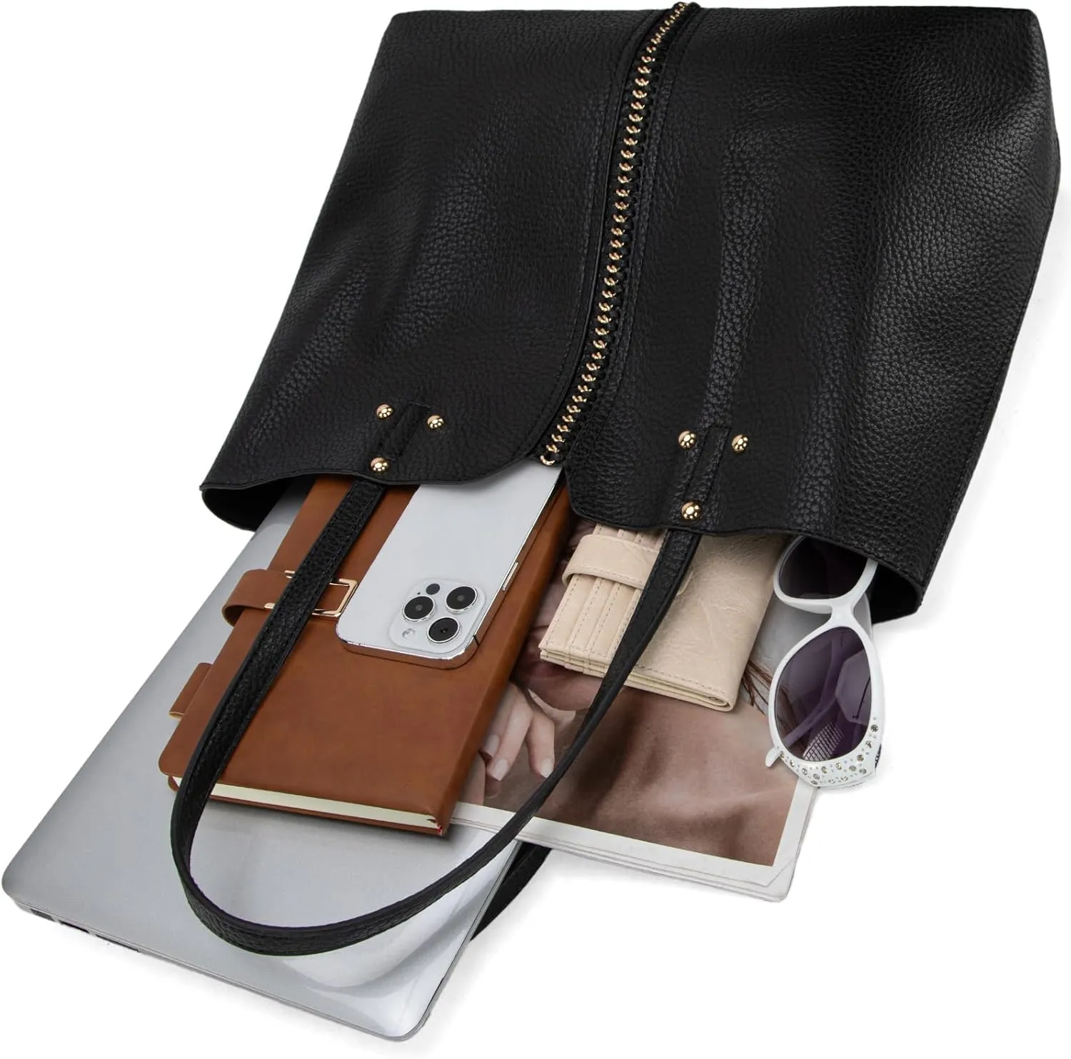 Montana West Tote Bag Soft Faux Leather Shoulder Purses for Women