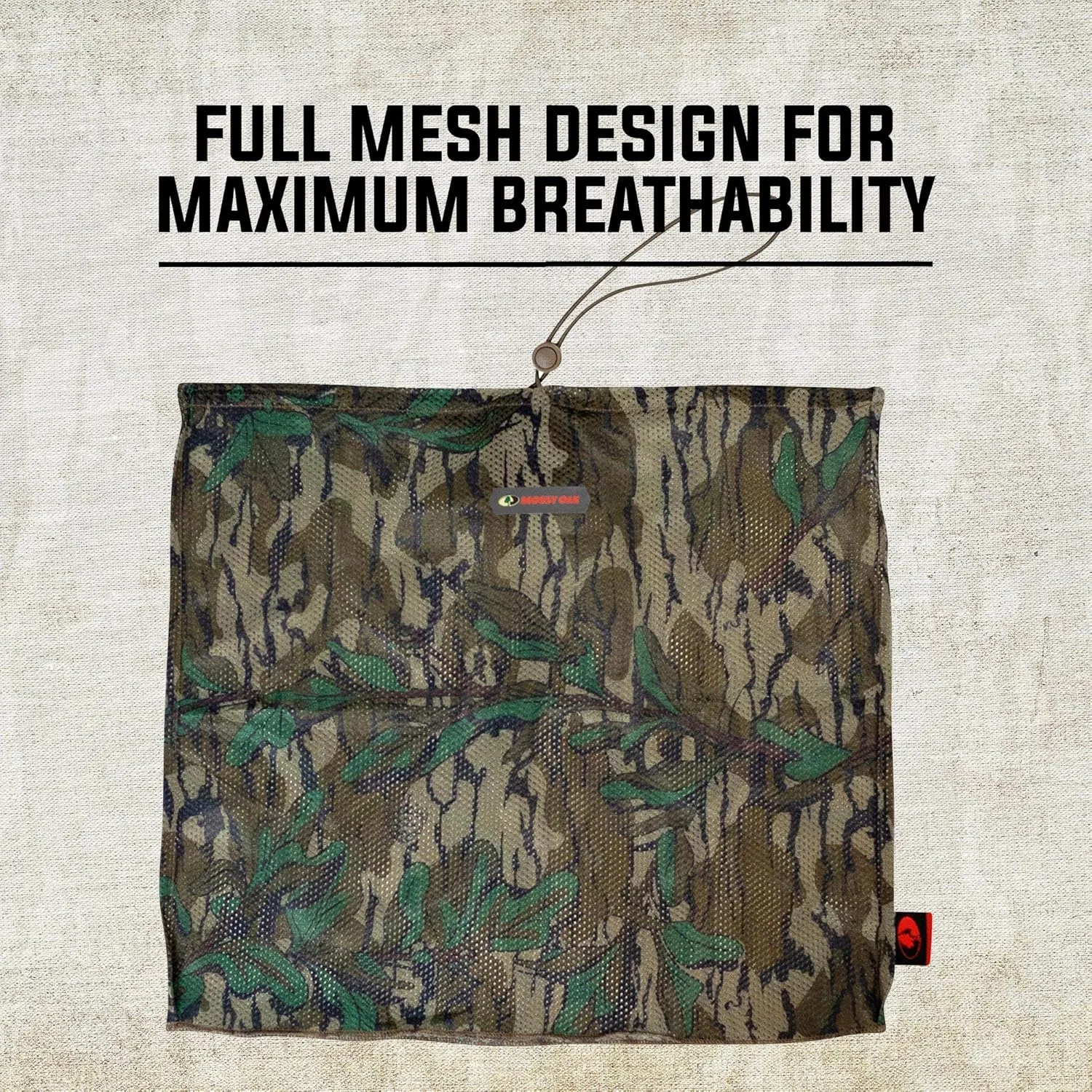 Mossy Oak Unisex-Adult Camo Mesh Hunting Face Mask