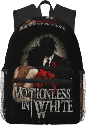 Motionless Rock In White Casual Backpack Large Lightweight Travel Bag Classic Laptop Daypack for Men Women Backpack