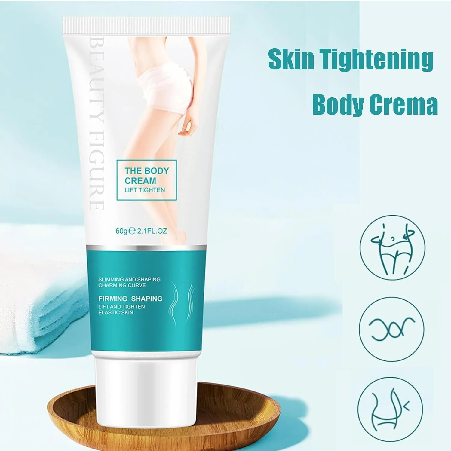 Multi Effect Body Massage Cream, 60g Beauty Figure Body Massage Cream, Multieffect Body Massage Cream Beaut Figure, Skin Tightening Cream Firming Lotion Body Moisturizer Lifts (3PC)