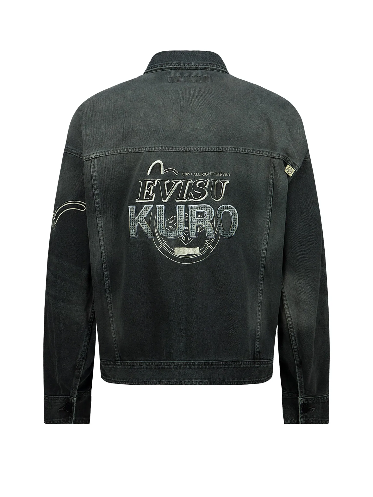 Multi-Pocket Zip-up Denim Jacket