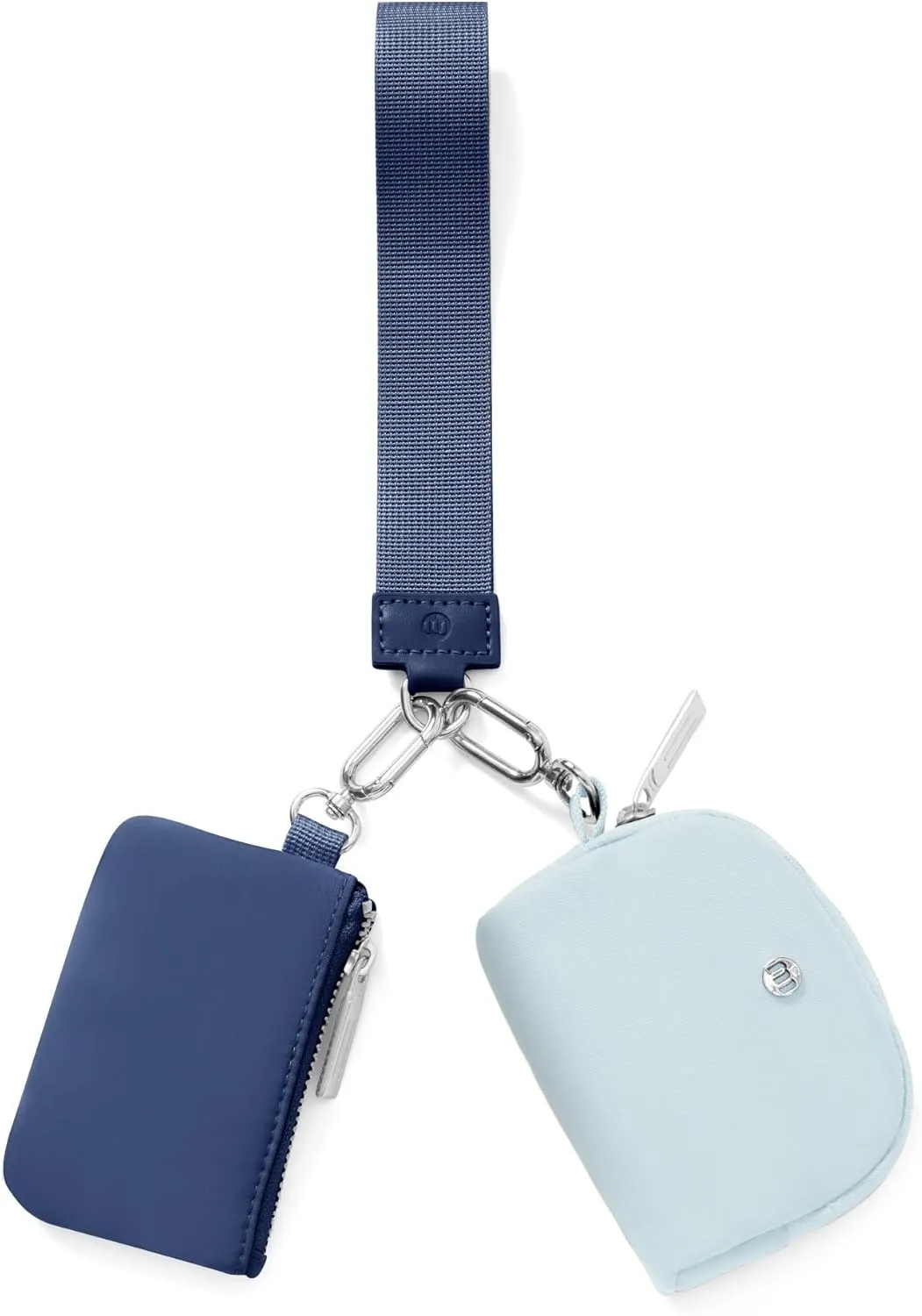 Mum's memory Mini Zip Around Wristlet Wallet for Women Dual Pouch Wristlet Portable keychain wallet Coin Purse Mini Women Coin Pocket
