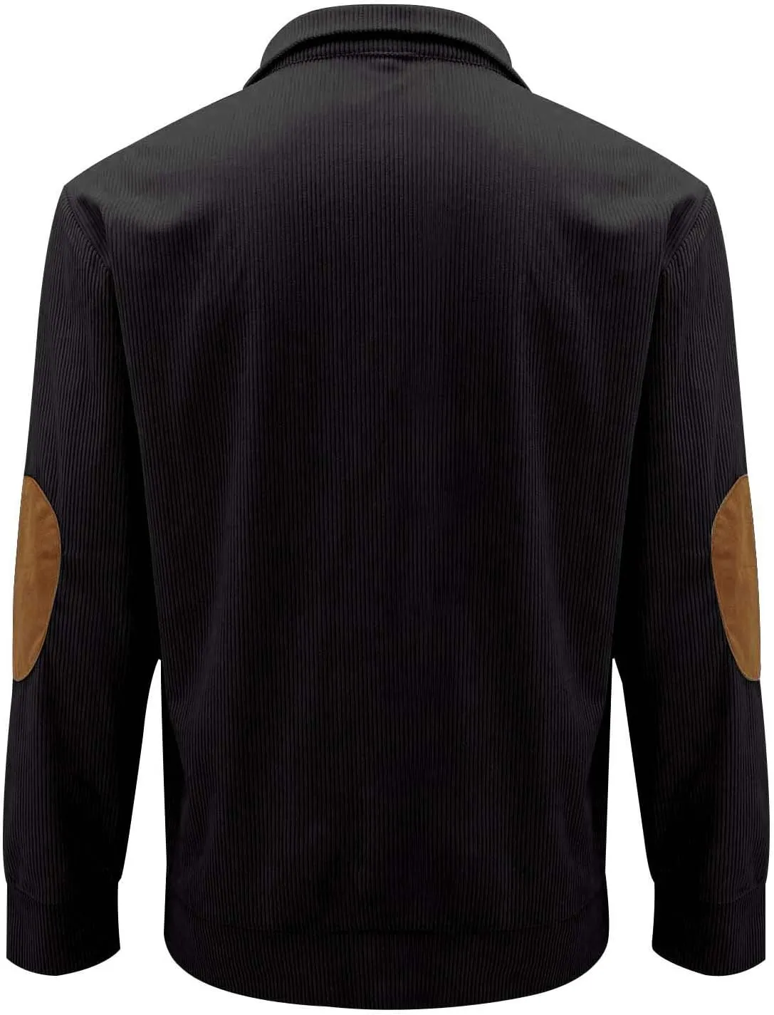 Muscularfit Long Sleeve Shirts for Men Lightweight Corduroy Button Down Sweatshirts Casual Loose Gym Athletic Pullover Blouse