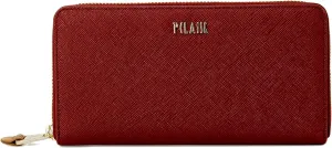 My Way Zip Around LPF299407 Titian Red Wallet, Titian Red, classic