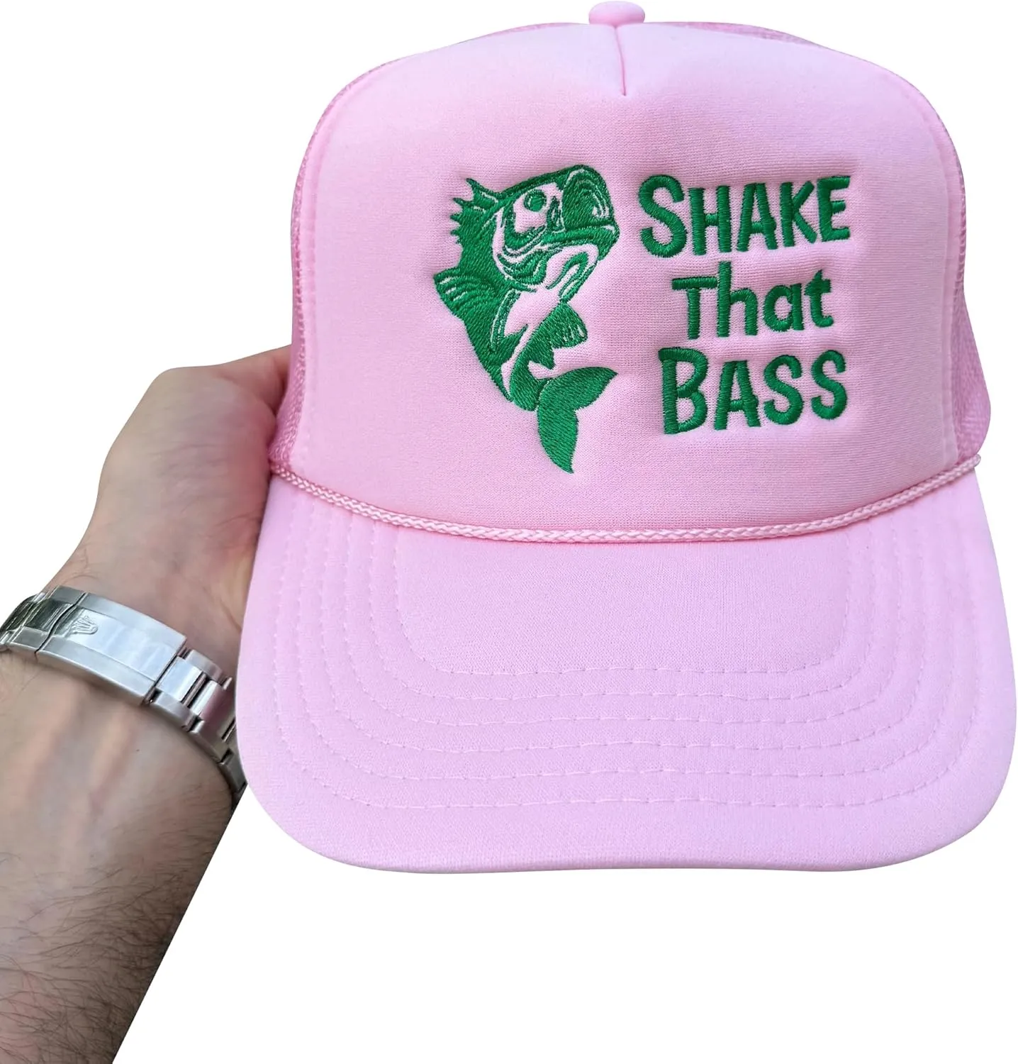 NACRE APPAREL Embroidered Trucker Hat Embroidery Design Trucker Hat Baseball Hat