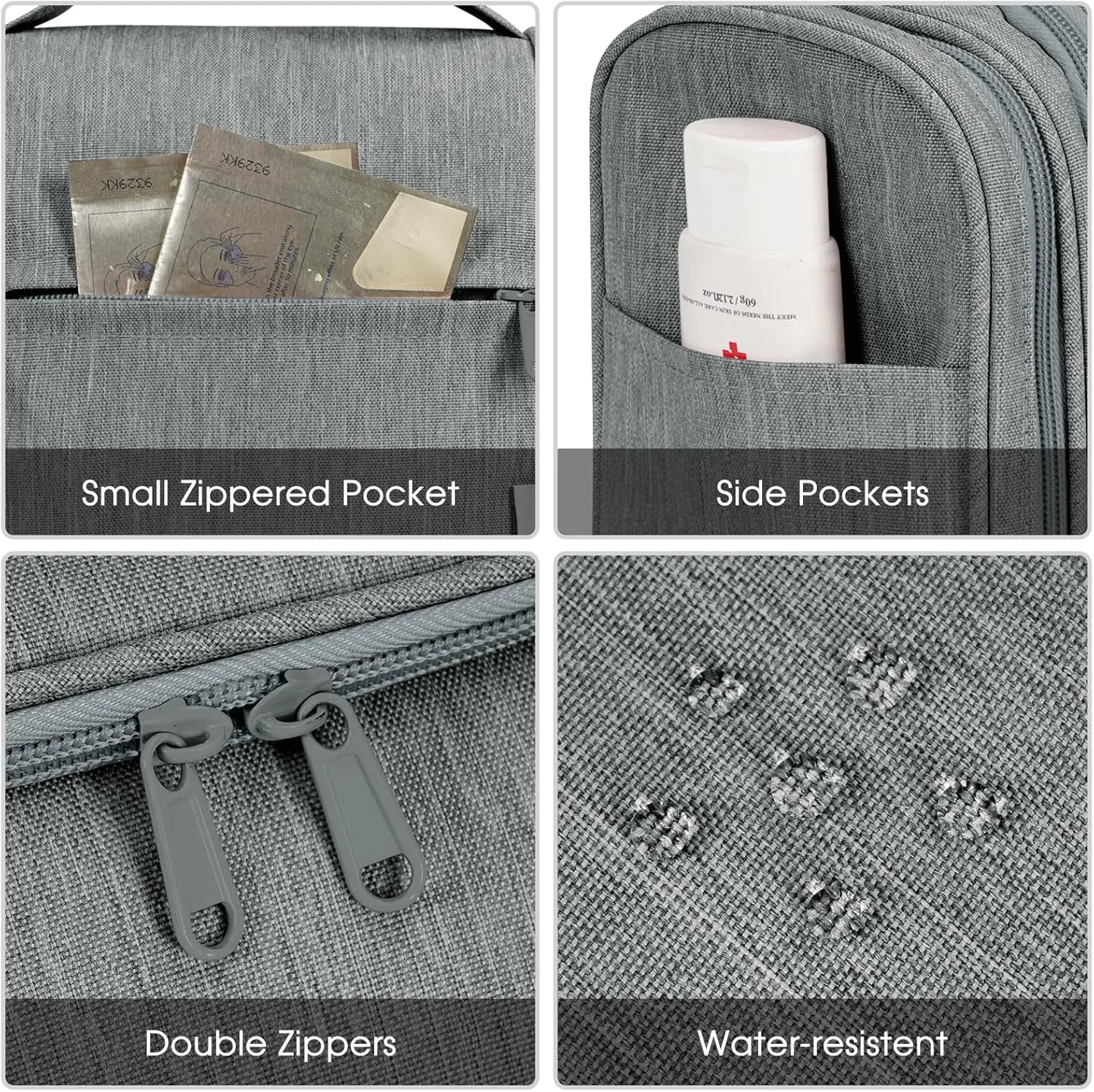 Narwey Hanging Toiletry Bag for Women Travel Makeup Bag Organizer Toiletries Bag for Cosmetics Essentials Accessories