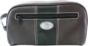 NCAA Georgia Bulldogs Zep-Pro Toiletry Concho Bag, Brown