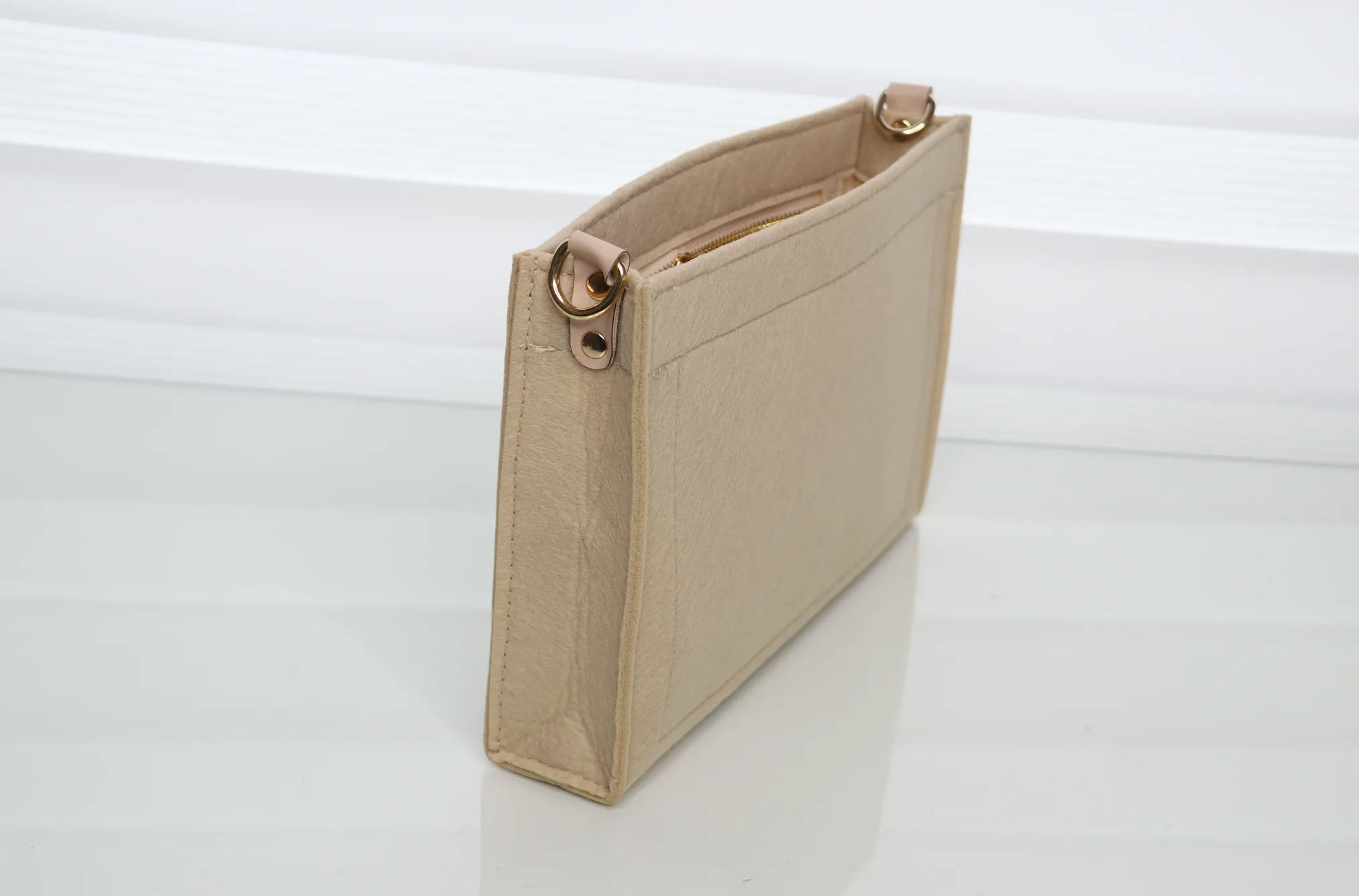 New design Conversion Kit for LV Toiletry Pouch 26 / 19 insert liner organizer conversion kit with zip