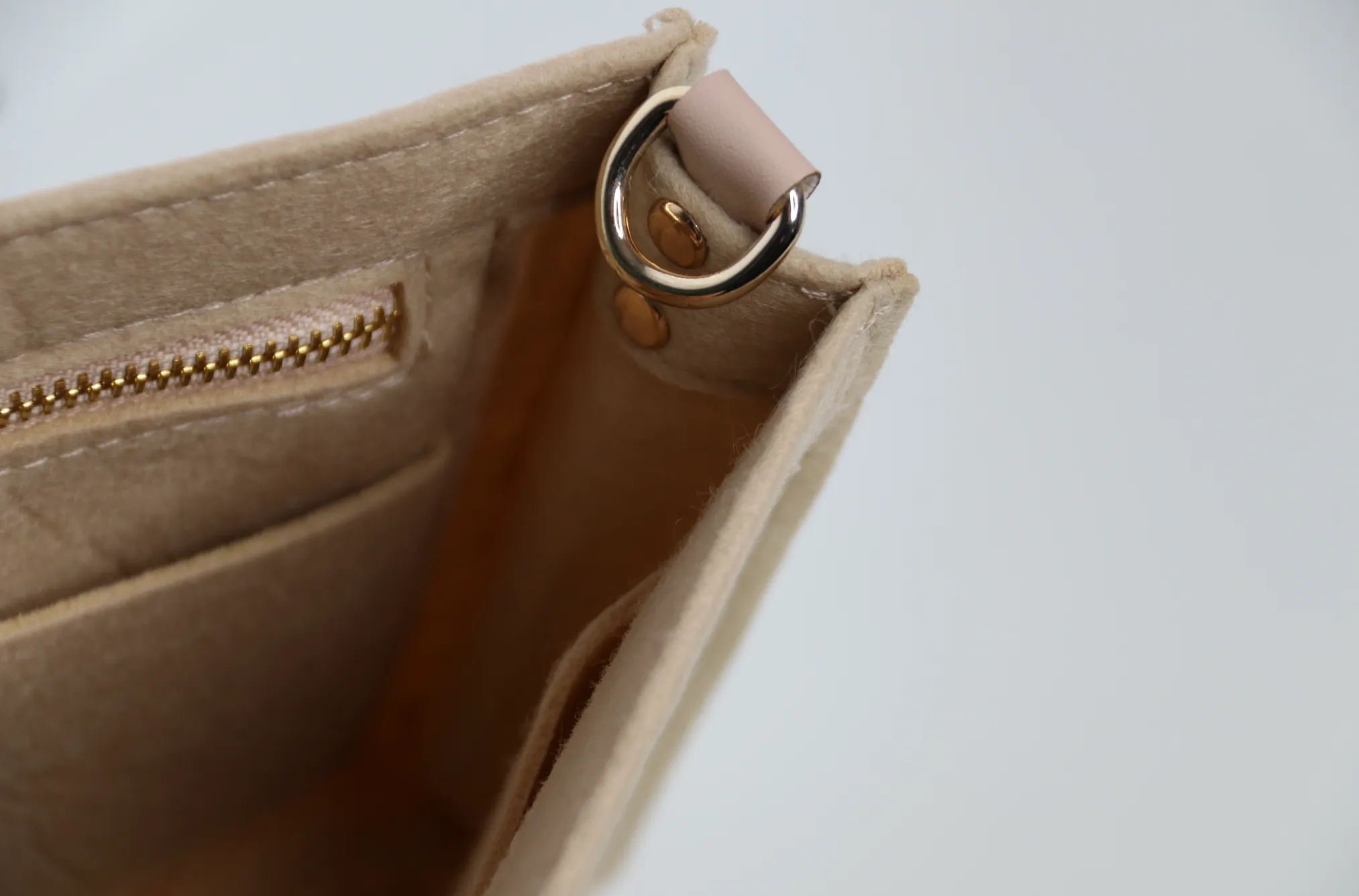 New design Conversion Kit for LV Toiletry Pouch 26 / 19 insert liner organizer conversion kit with zip