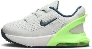 Nike Air Max 270 GO Baby/Toddler Easy On/Off Shoes (DV1970-006, Photon Dust/Lime Blast/Summit White) Size 5