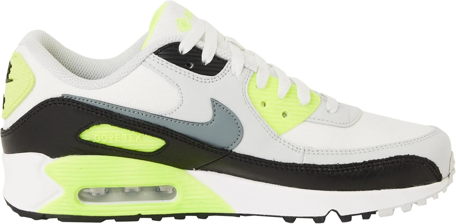 Nike Air Max 90 Gore-TEX Men's Winterized Shoes (FD5810-102, Summit White/Volt/Black/Cool Grey)