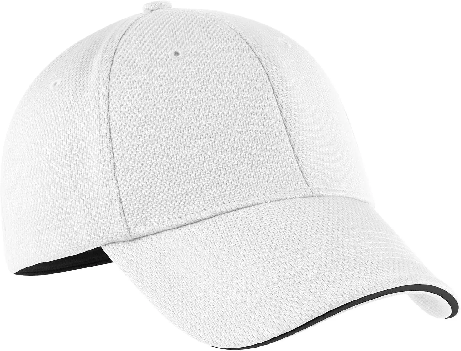 Nike Golf - Dri-FIT Mesh Swoosh Flex Sandwich Cap. 333115 White
