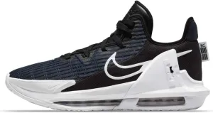 Nike Mens Lebron Witness 6 Basketball Shoes, Black/White-Dark Obsidian, 14 M US