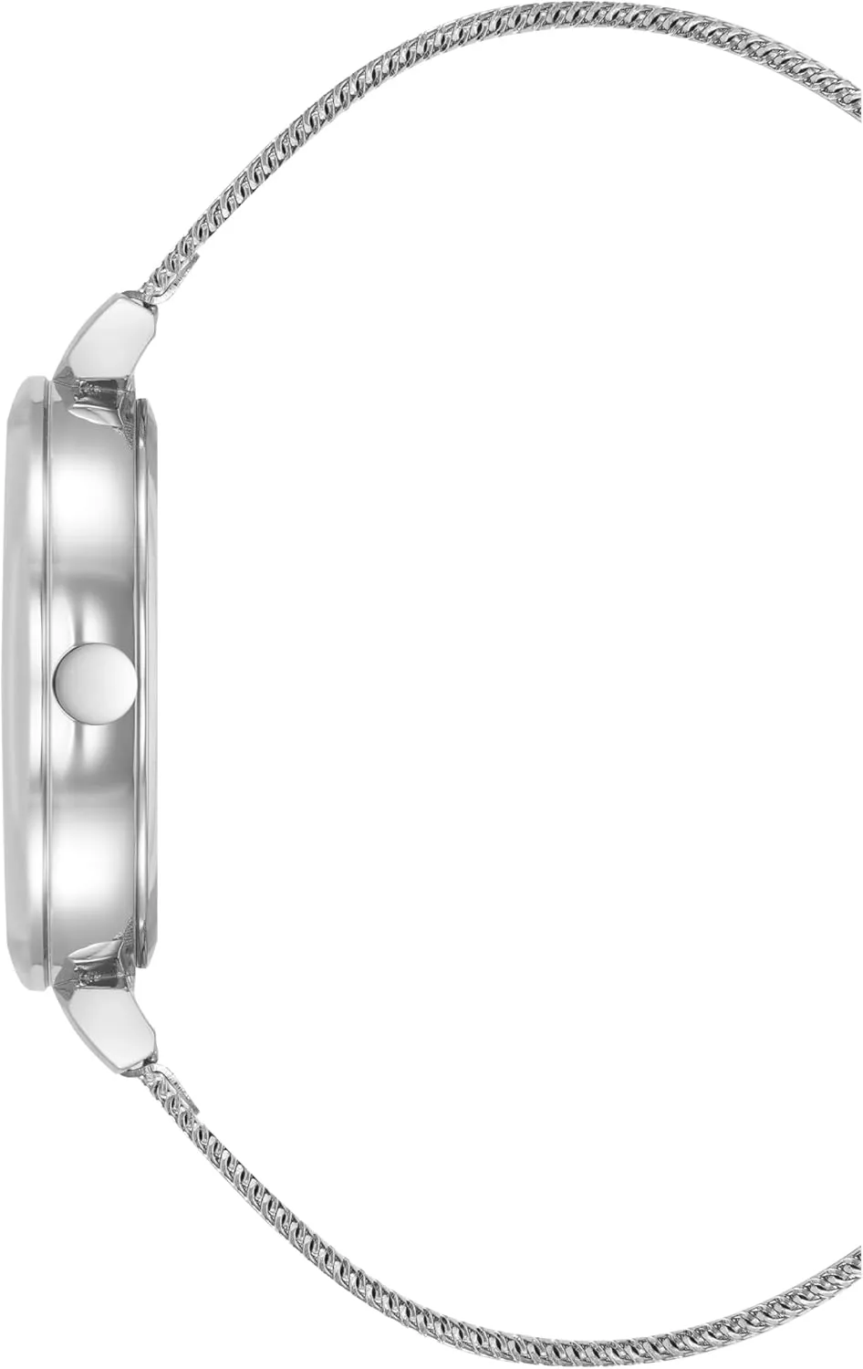 Nine West Women's Floral Dial Mesh Bracelet Watch