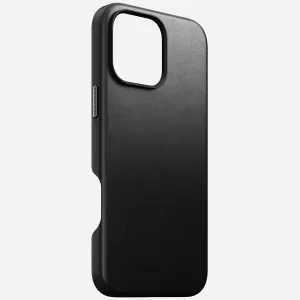 NOMAD - Traditional Leather Case - iPhone 16 Pro Max | Black Leather