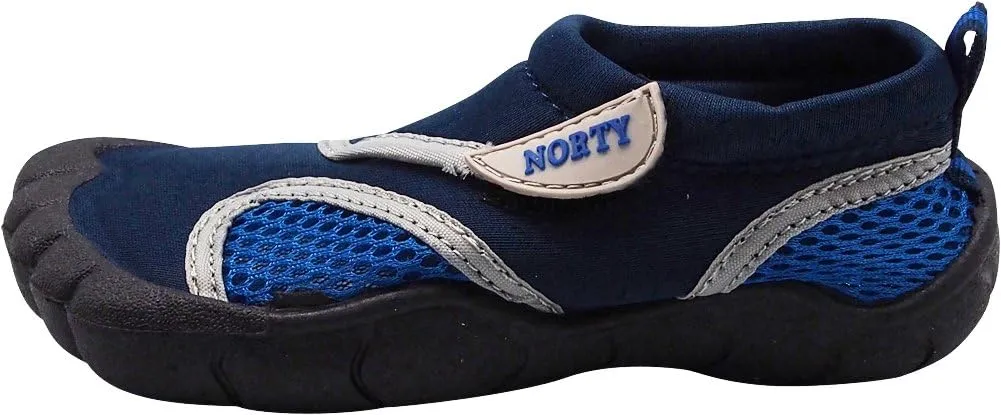 NORTY Water Shoes for Boys and Girls - Swim Socks for Beach, Boat, and Pool - Skeletoe Barefoot Design - Cruise Ship Essentials for Kids - Hiking and Camping Footwear
