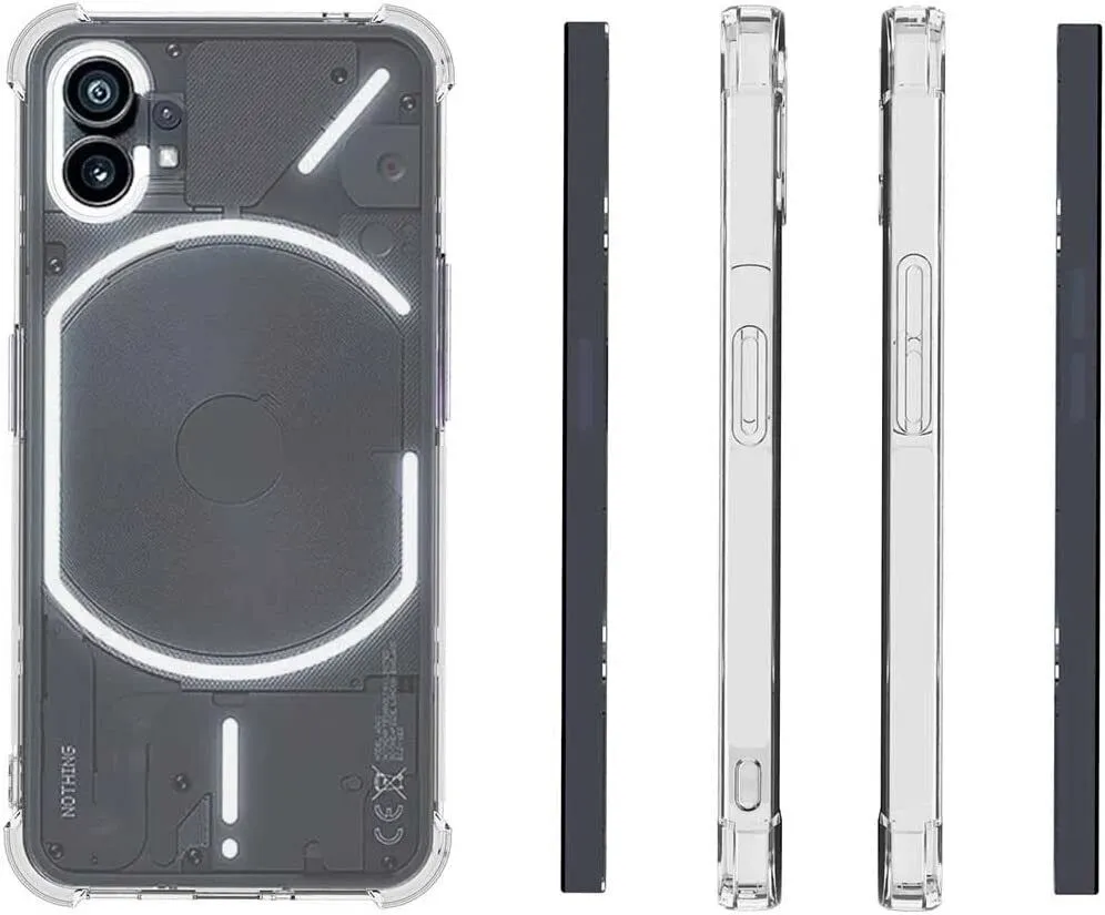 Nothing Phone (1) Case Clear Silicone Slim Shockproof Gel Cover