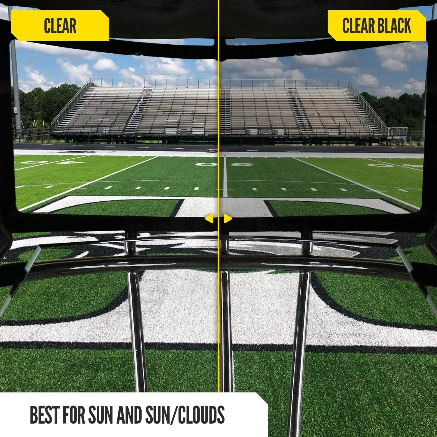 Nxtrnd VZR3 Football Visor, Curved Lens Technology, Fits Adult & Youth Football Helmets