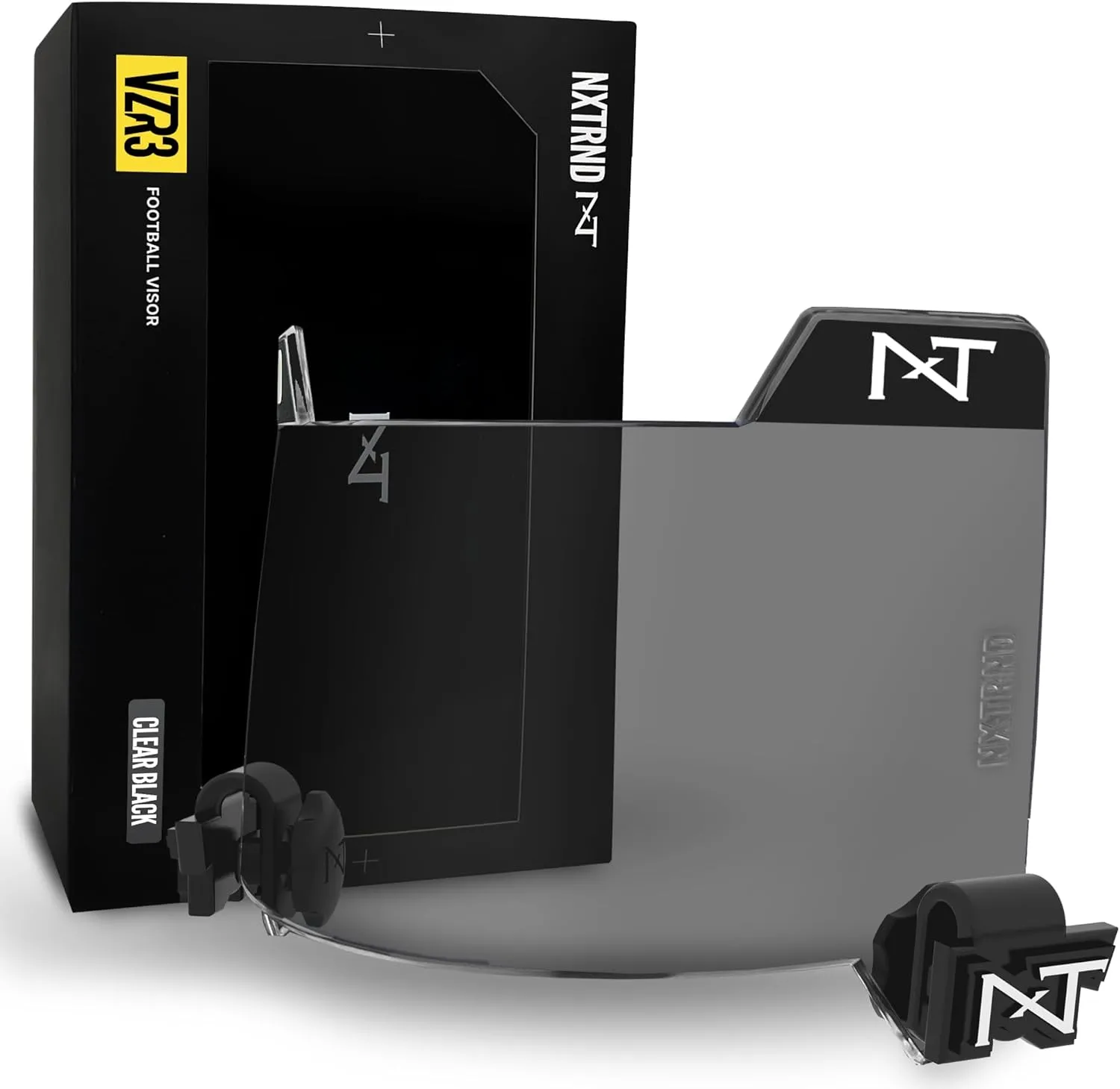 Nxtrnd VZR3 Football Visor, Curved Lens Technology, Fits Adult & Youth Football Helmets