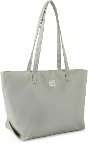 Nylon Tote Bag for Women Multi-pocket Large Shoulder Bag Casual Handbag with Zipper for Wrok Travel College
